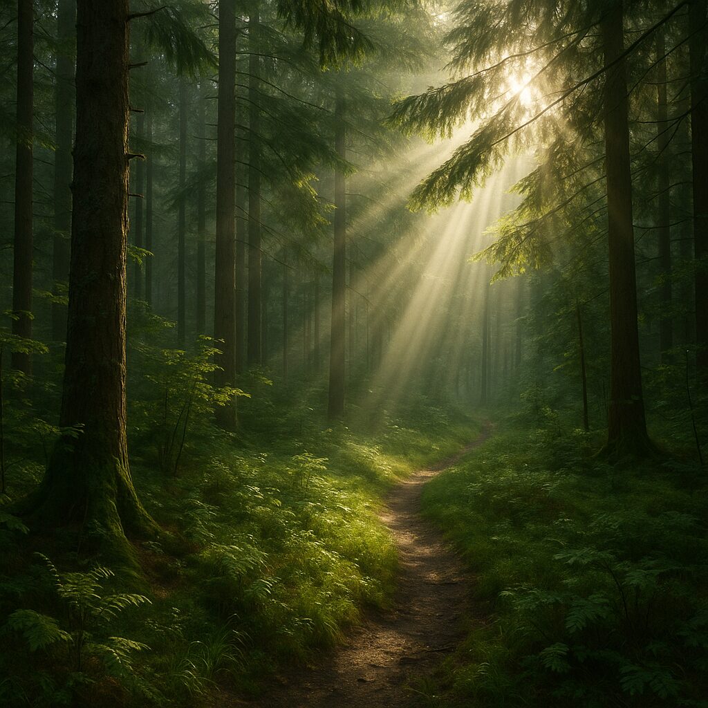 Doświetlenie leśne