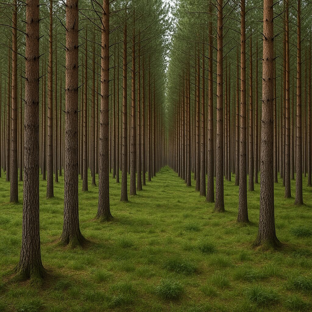 Drzewostan jednogatunkowy