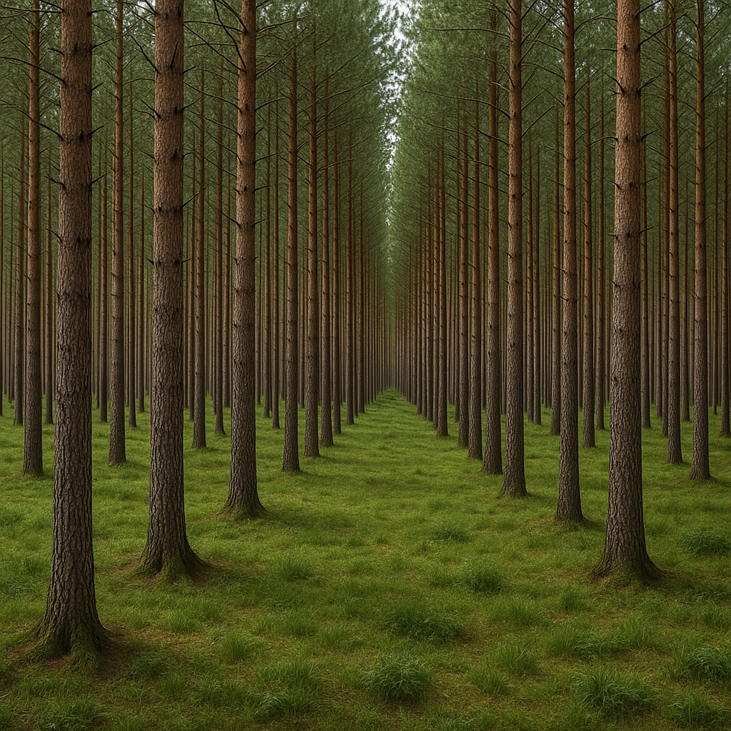 Drzewostan jednogatunkowy