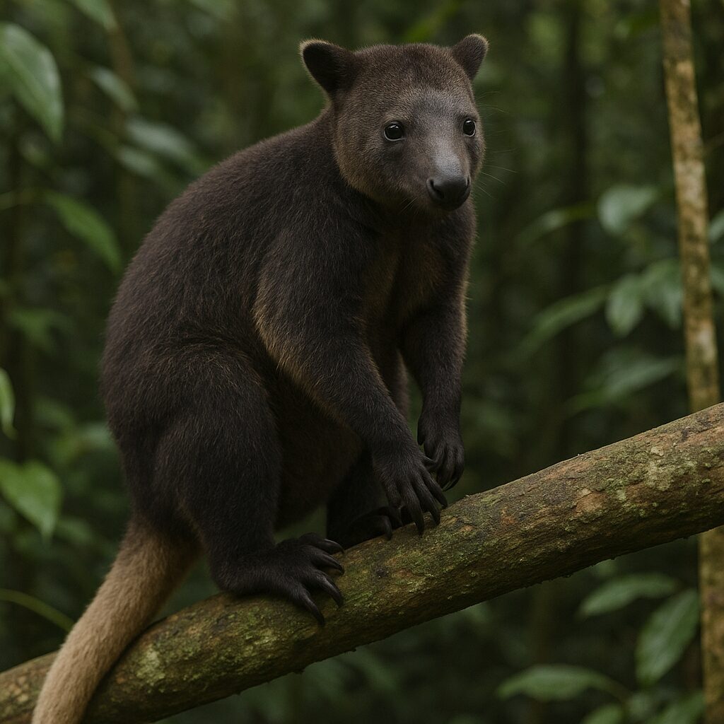 Drzewiaczek papuaski – Dendrolagus inustus