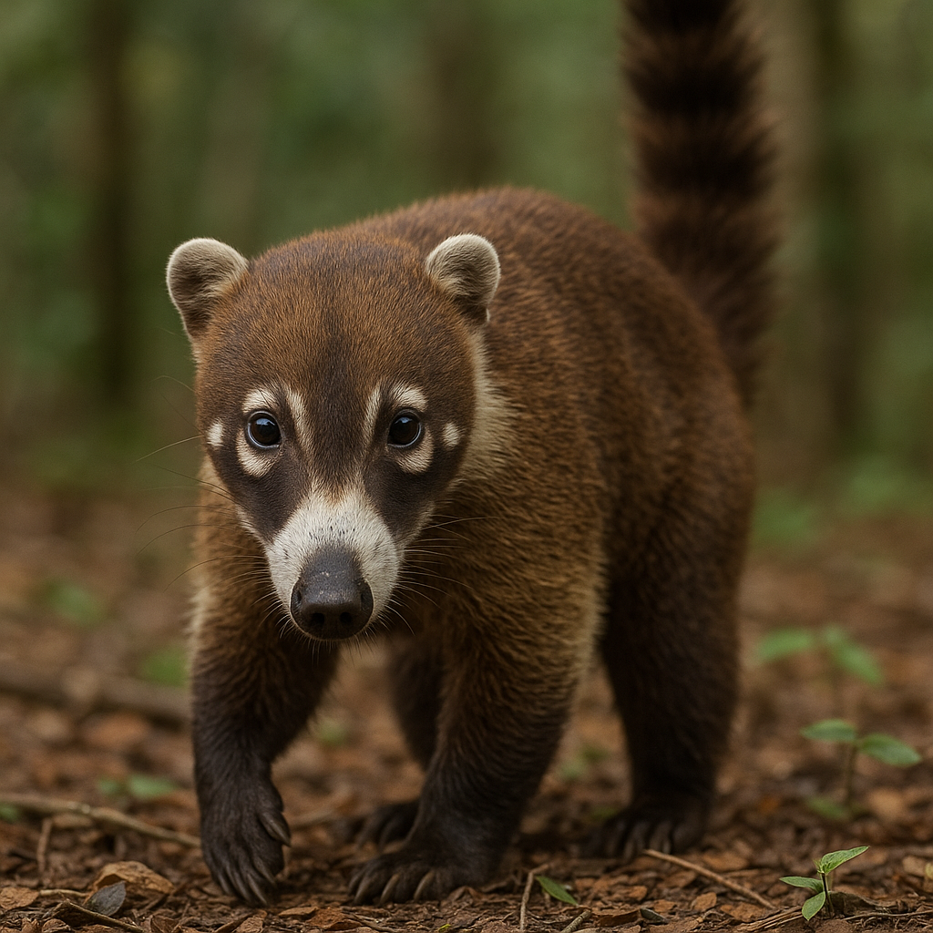 Koati (koati z białym nosem) – Nasua narica