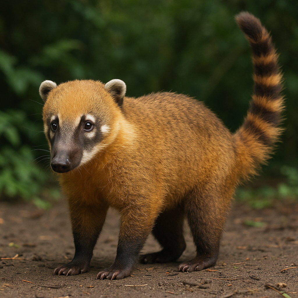 Koati rudy – Nasua nasua