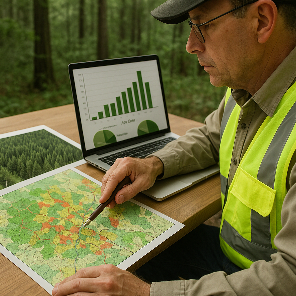 Jak powstają mapy leśne i czemu służą w zarządzaniu drzewostanem.