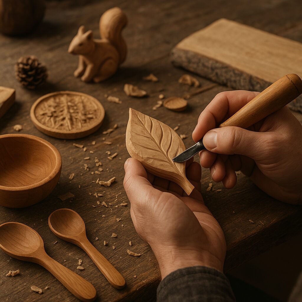 Rękodzieło z drewna – leśne inspiracje w pracy twórcy