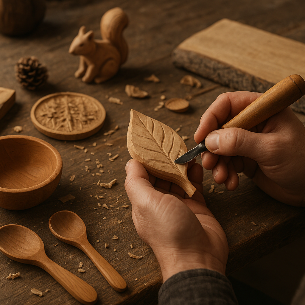 Rękodzieło z drewna – leśne inspiracje w pracy twórcy
