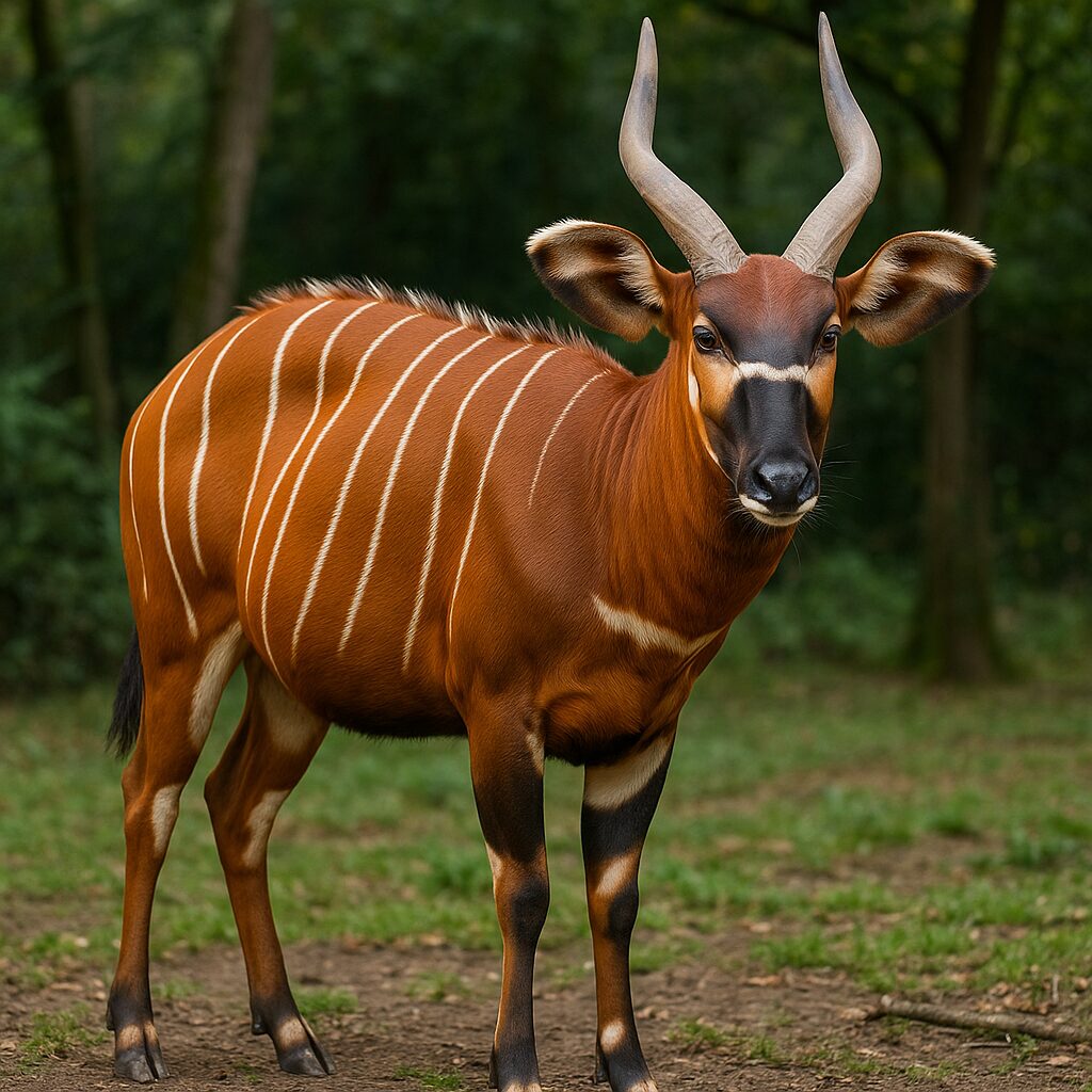 Antylopa bongo – Tragelaphus eurycerus