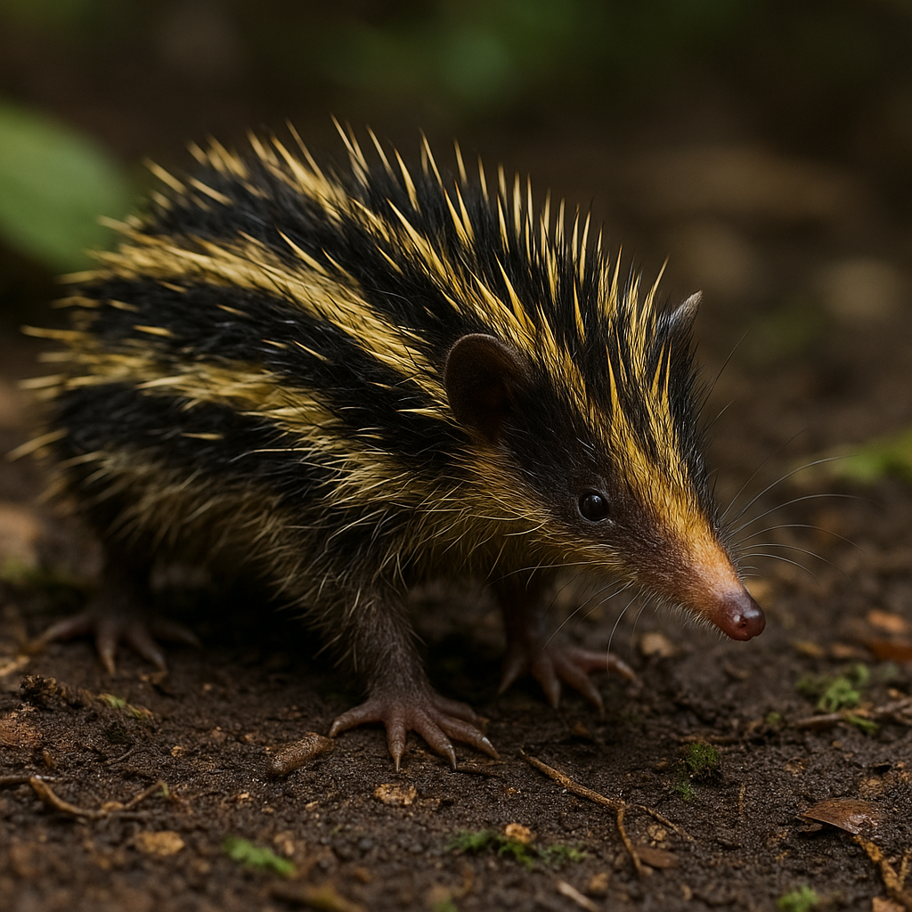 Tenrek pręgowany – Hemicentetes semispinosus