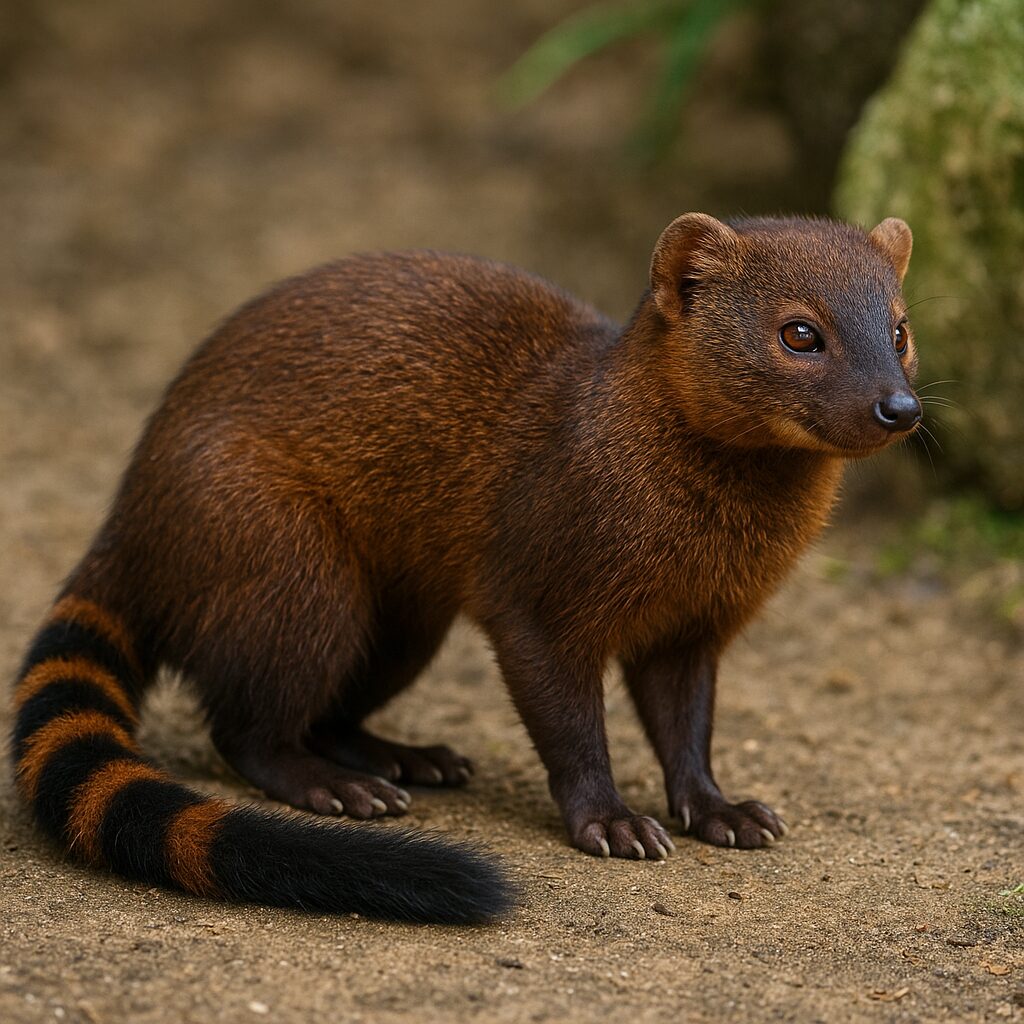 Madagaskarska mangusta brunatna – Galidia elegans