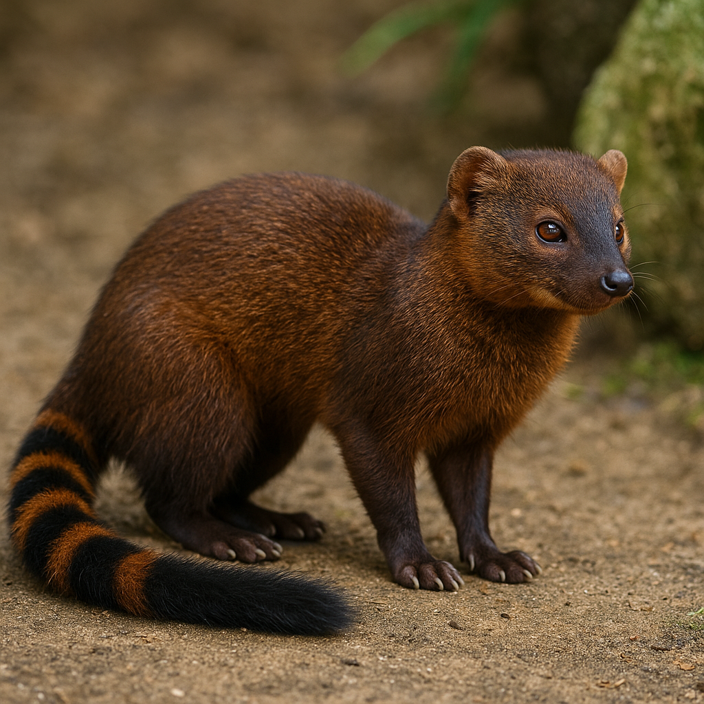 Madagaskarska mangusta brunatna – Galidia elegans