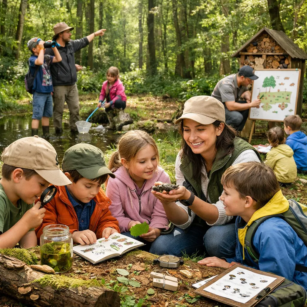 Lasy jako przestrzeń edukacji ekologicznej – przykłady zajęć w terenie.