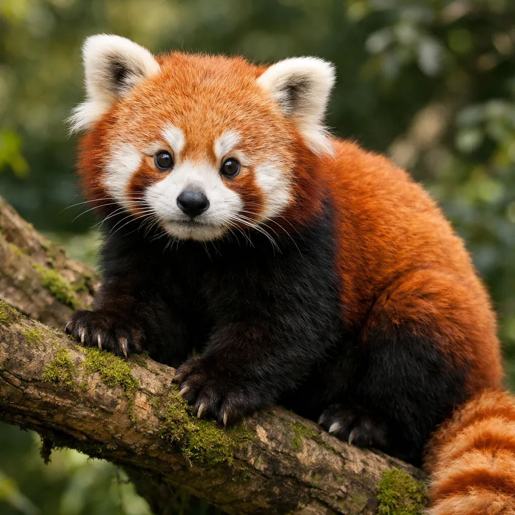 Panda czerwona – Ailurus fulgens