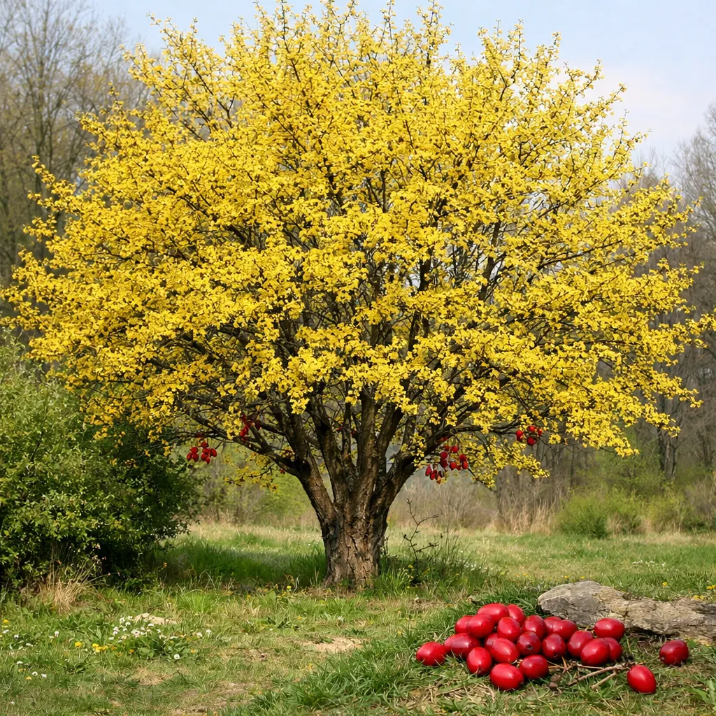 Derenia drzewiasta – Cornus mas
