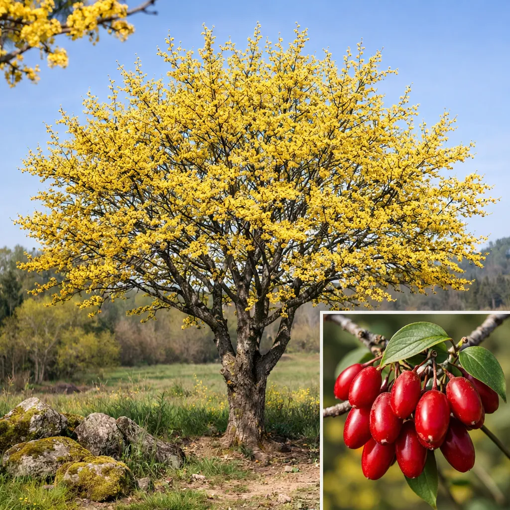 Dereń jadalny – Cornus officinalis