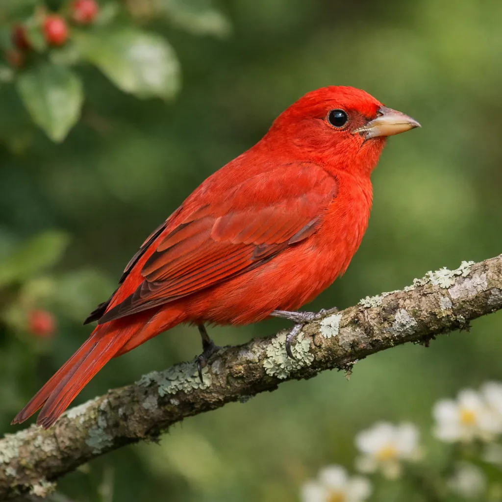 Kardynał rdzawy – Piranga rubra