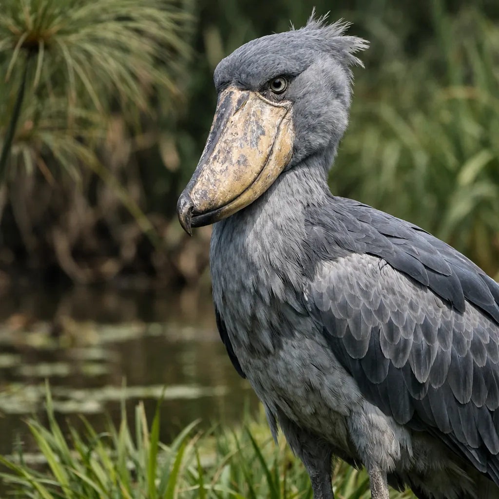Trzewikodziób afrykański – Balaeniceps rex