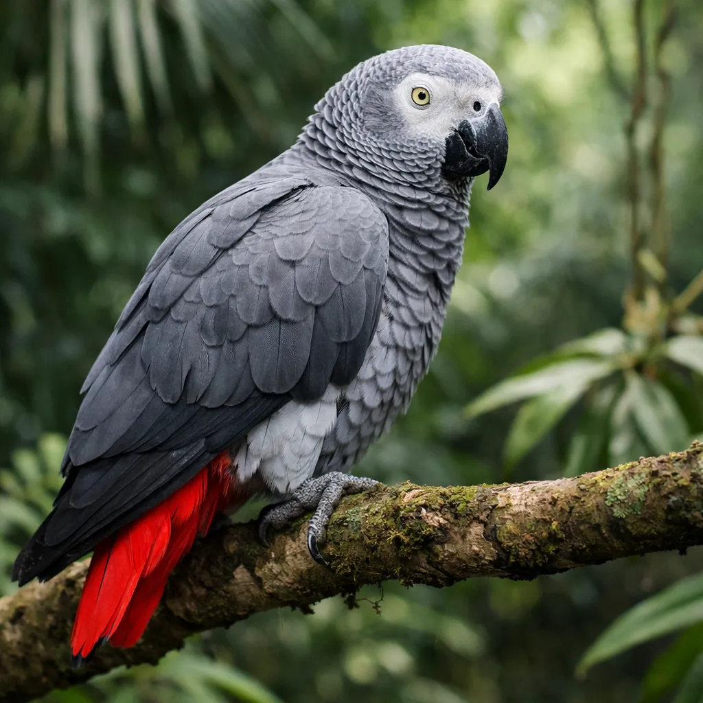 Żako – Psittacus erithacus