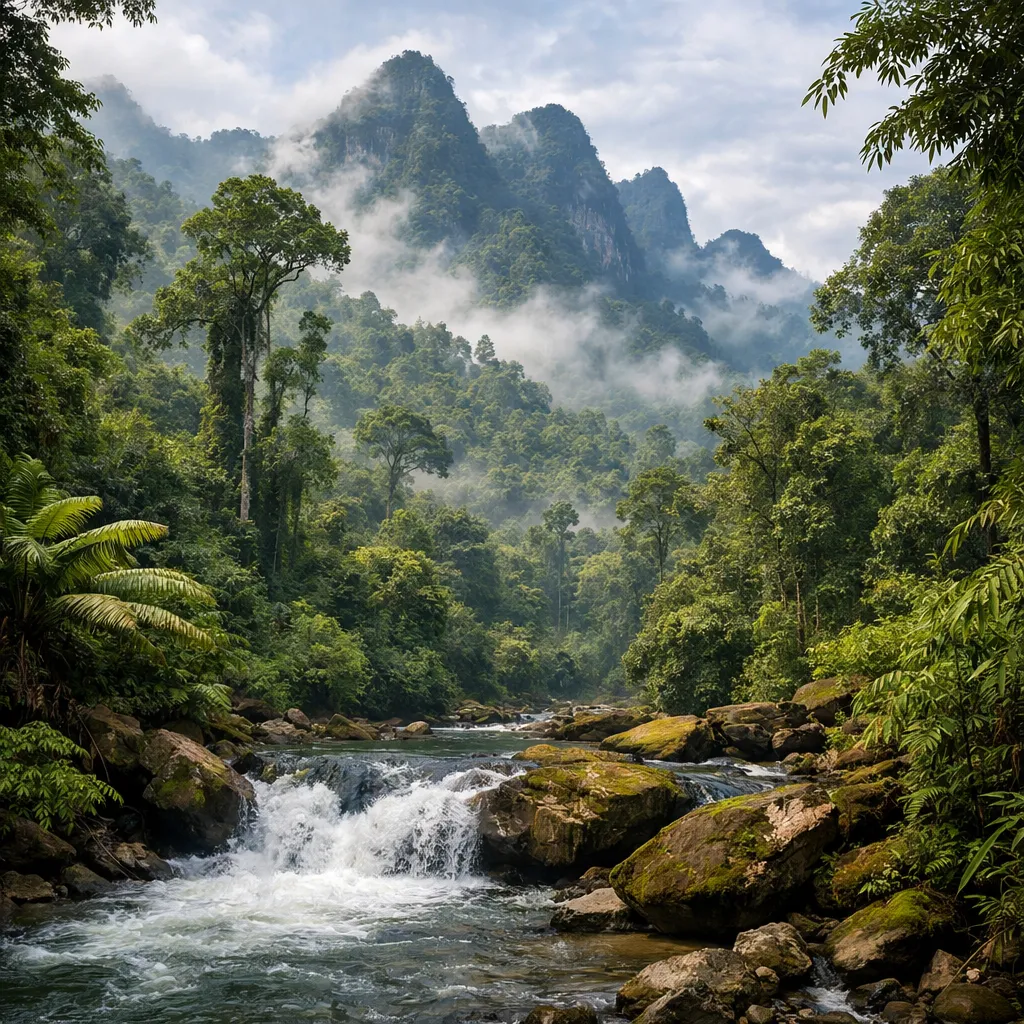 Annamite Range Forest – Laos