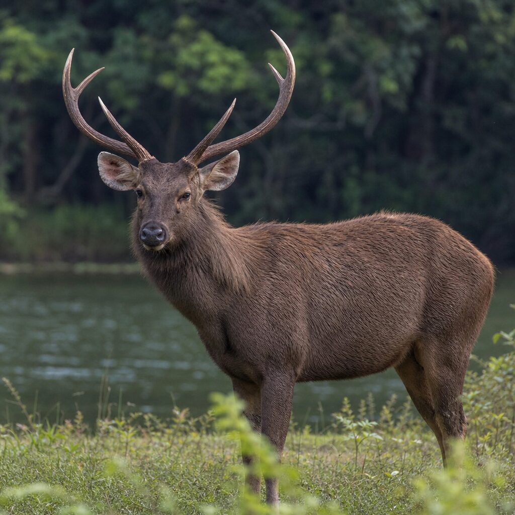 Jeleń sambarski – Rusa unicolor