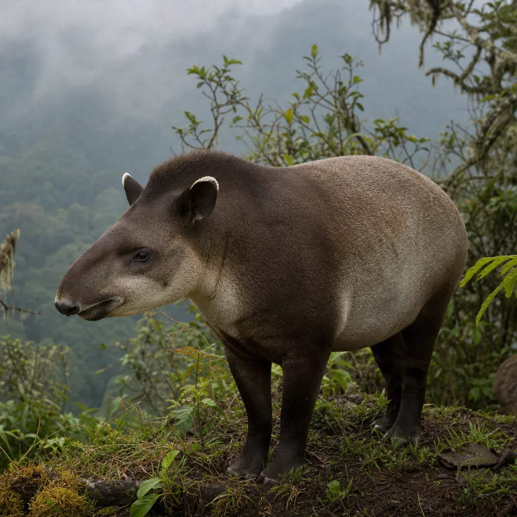 Tapir górski – Tapirus pinchaque