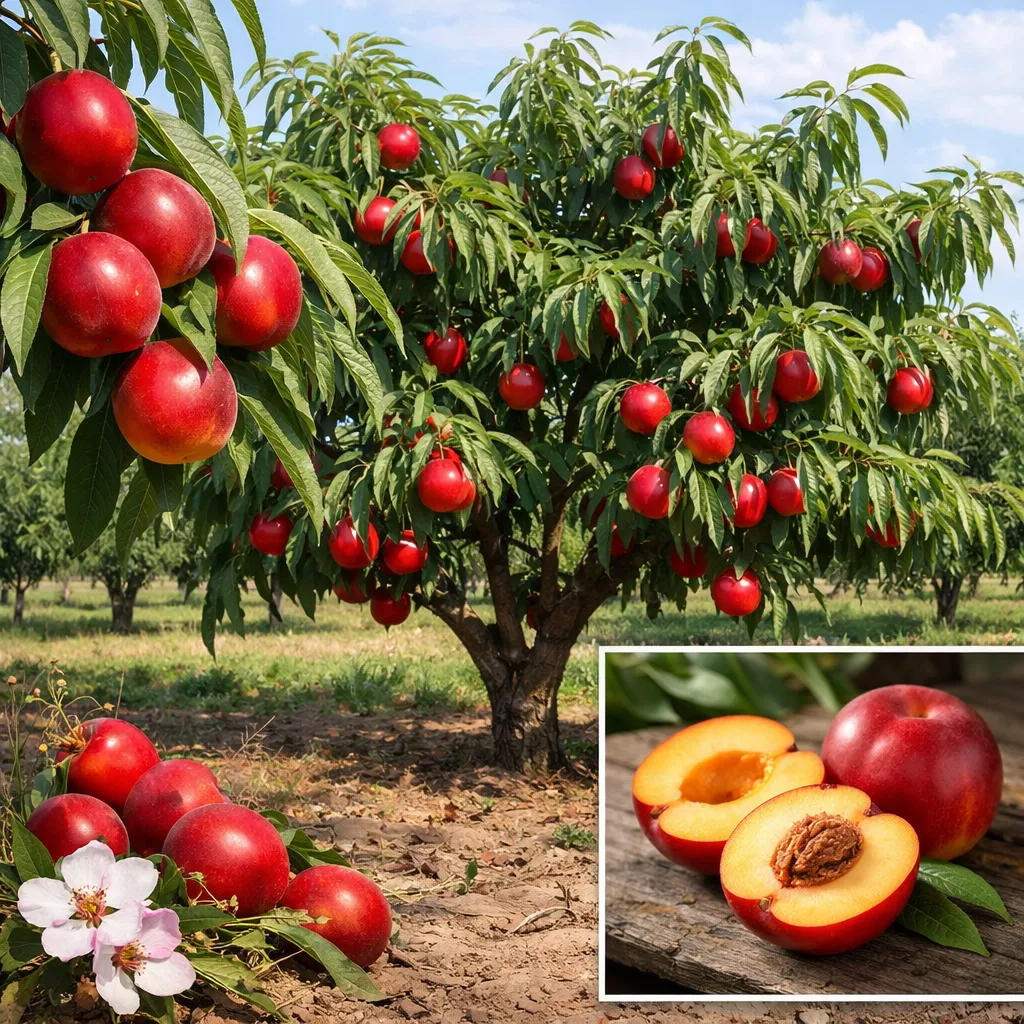 Nektaryna – Prunus persica var. nucipersica