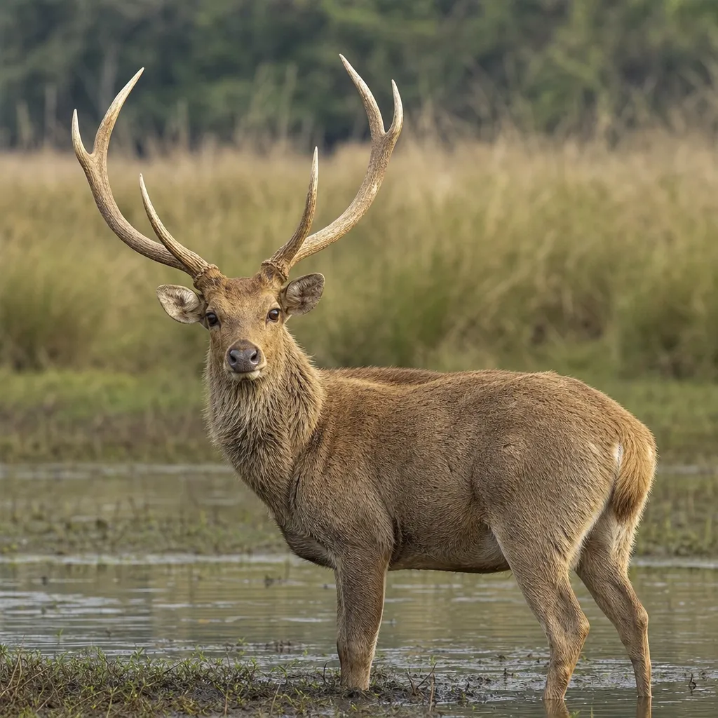 Jeleń barasingha – Rucervus duvaucelii