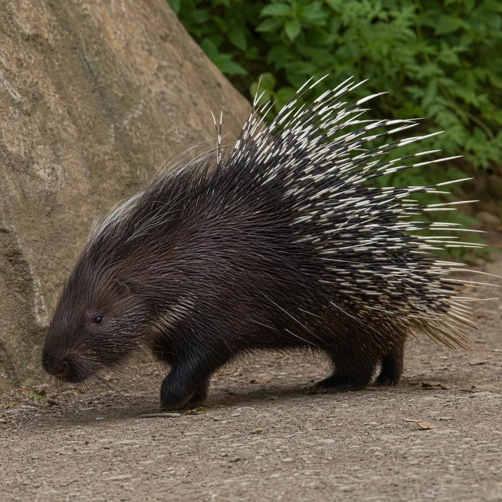 Kolczak indyjski – Hystrix indica