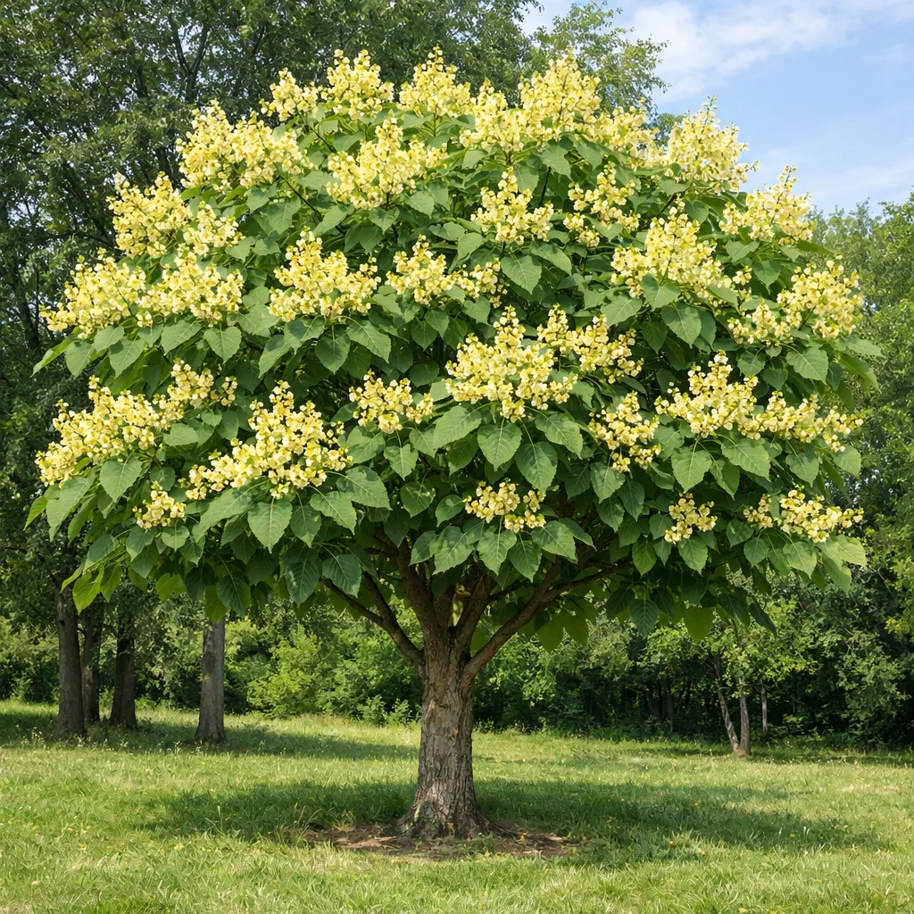 Katalpa żółtokwiatowa – Catalpa ovata
