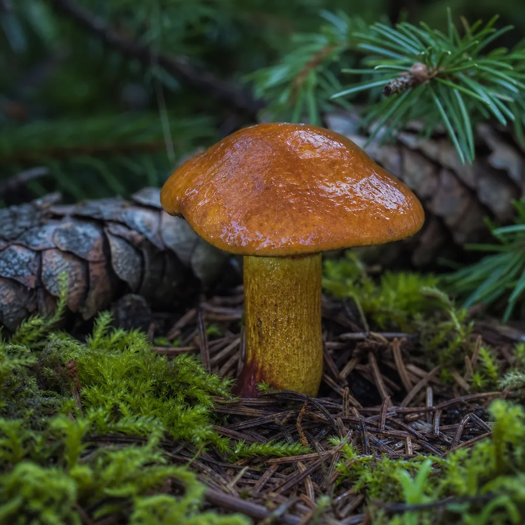 Maślak Douglasa – Suillus lakei