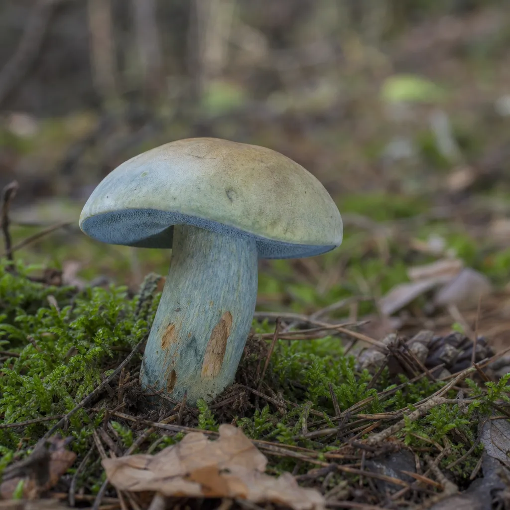 Piaskowiec modrzak – Gyroporus cyanescens