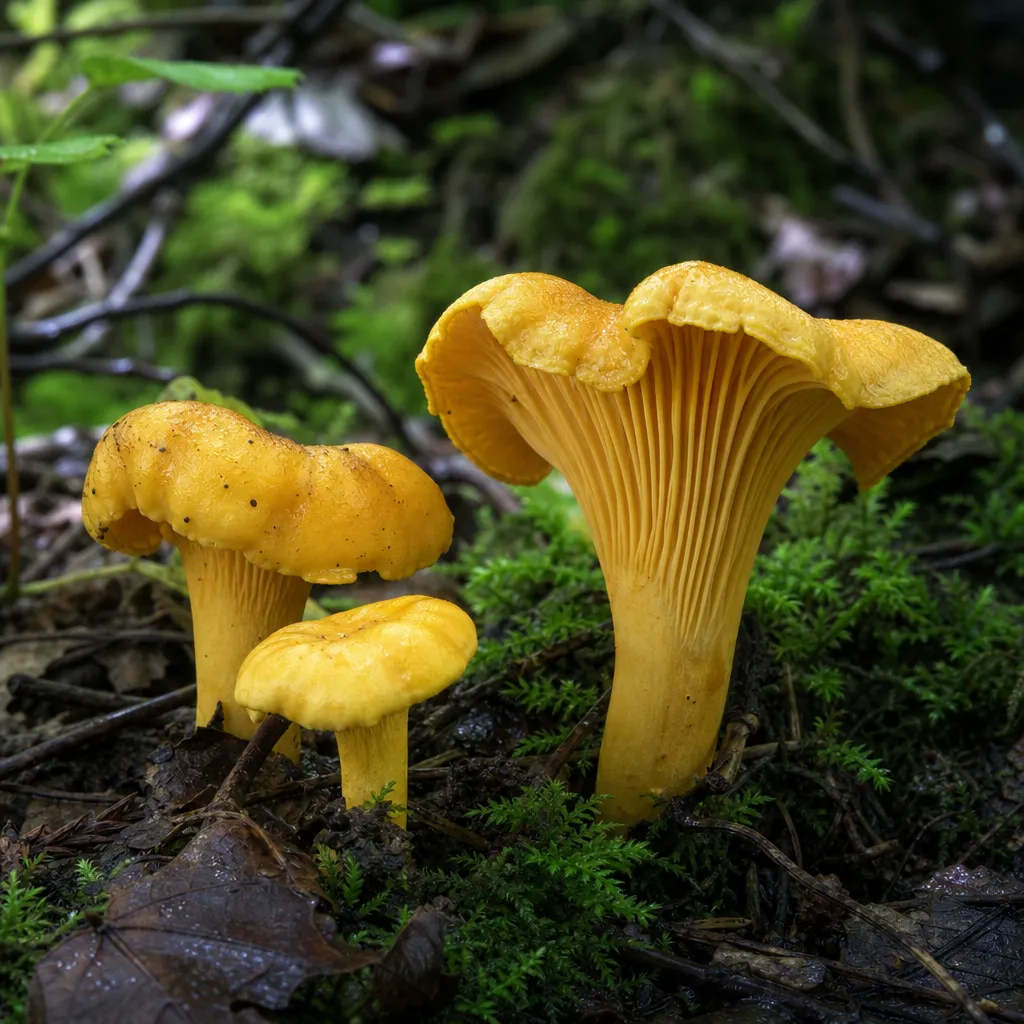 Pieprznik złoty - Cantharellus lateritius