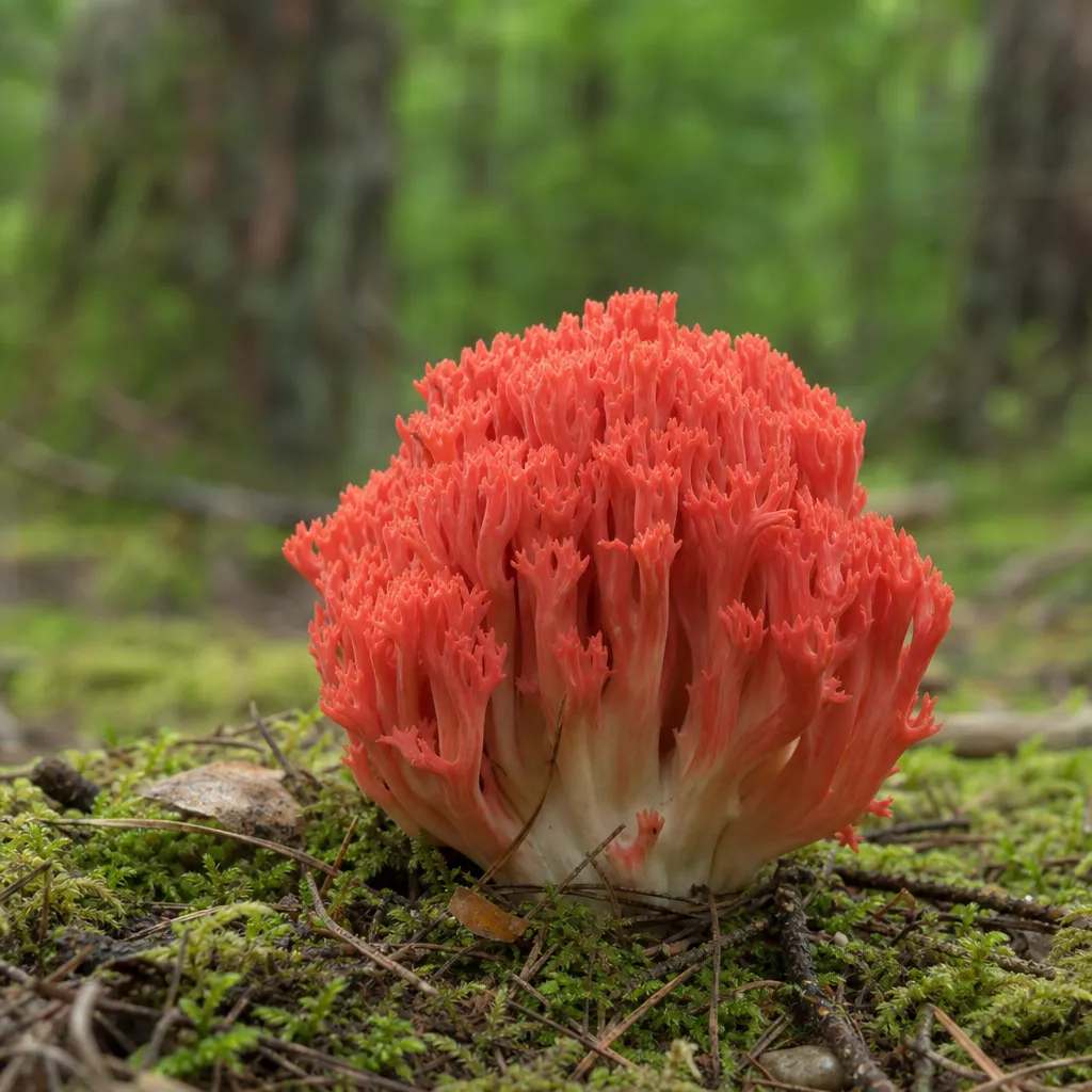 Koralówka czerwona – Ramaria araiospora