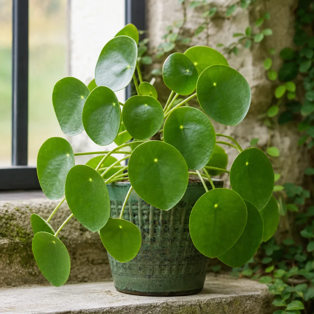 Pilea peperomiowata – Pilea peperomioides