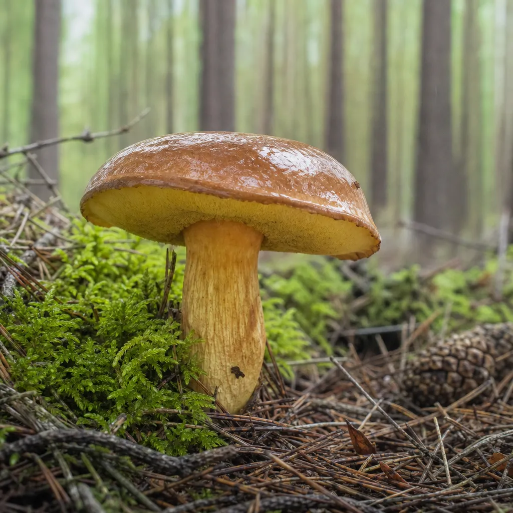 Maślak zwyczajny - Suillus luteus
