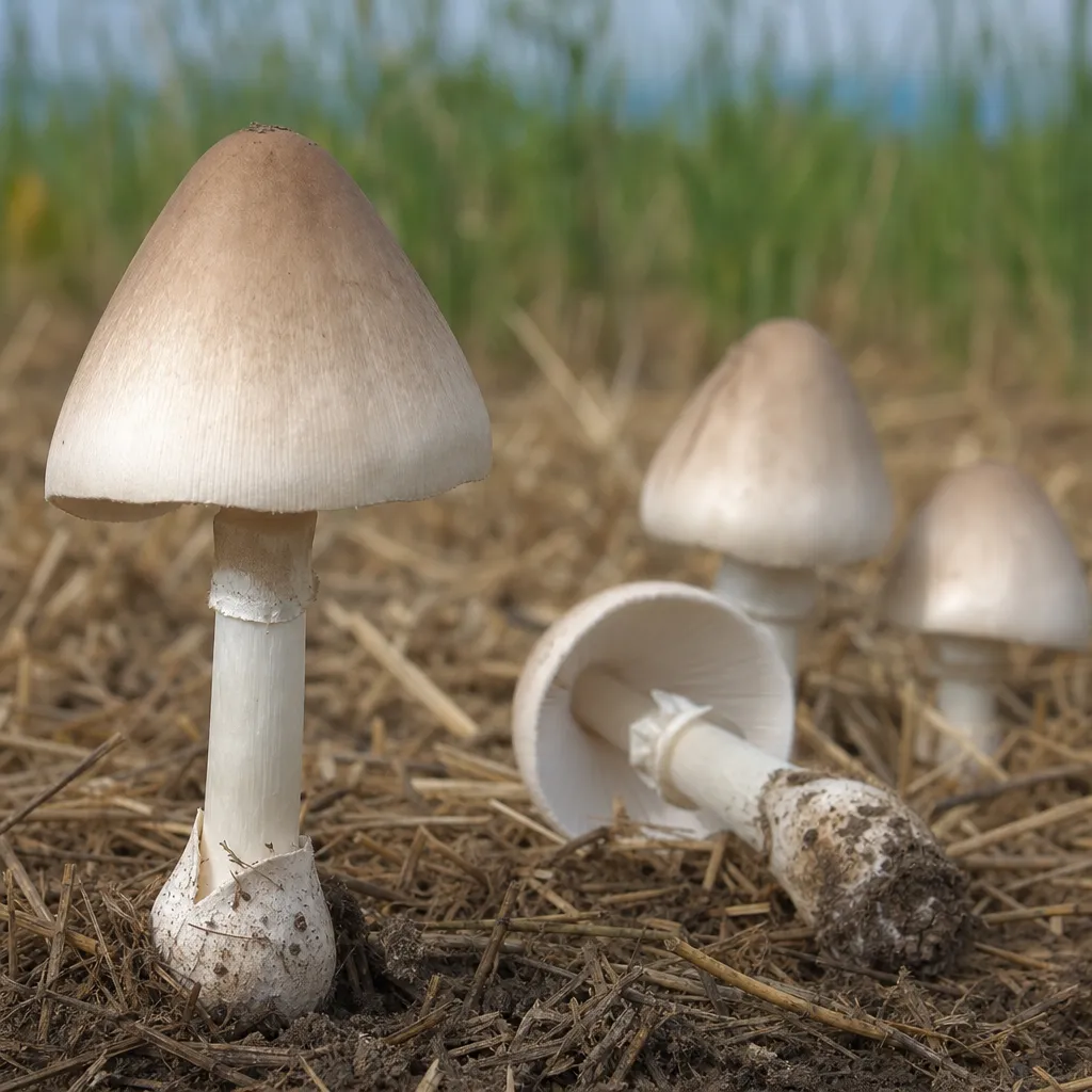 Grzyb słomiany - Volvariella volvacea