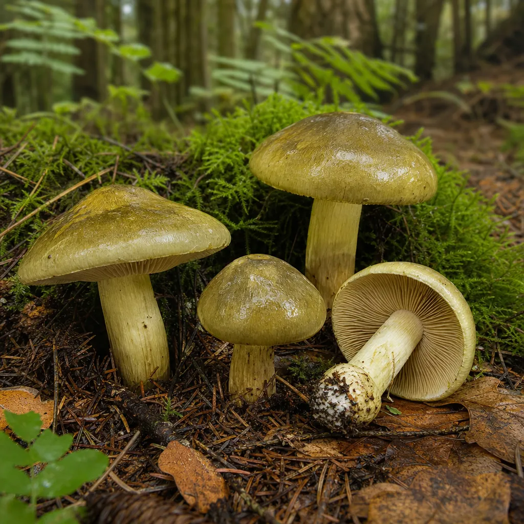 Gąska zielonka – Tricholoma equestre