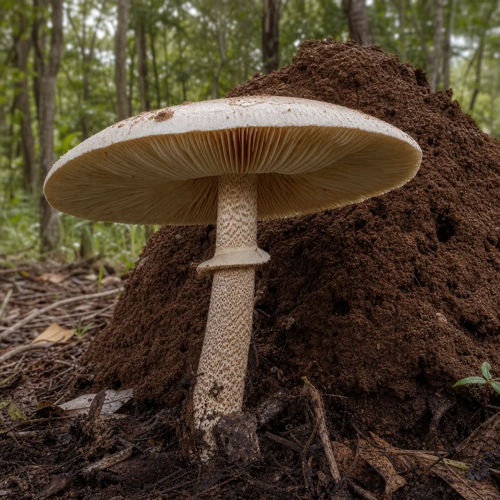 Grzyb termitowy olbrzymi – Termitomyces titanicus