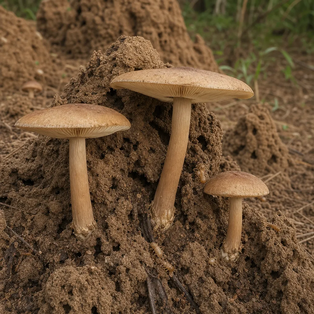 Grzyb termitowy Heima – Termitomyces heimii