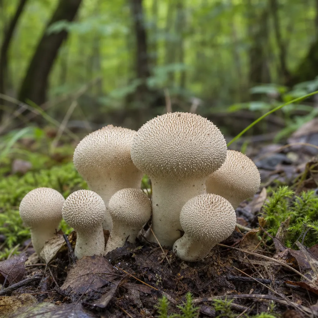 Purchawka chropowata – Lycoperdon perlatum