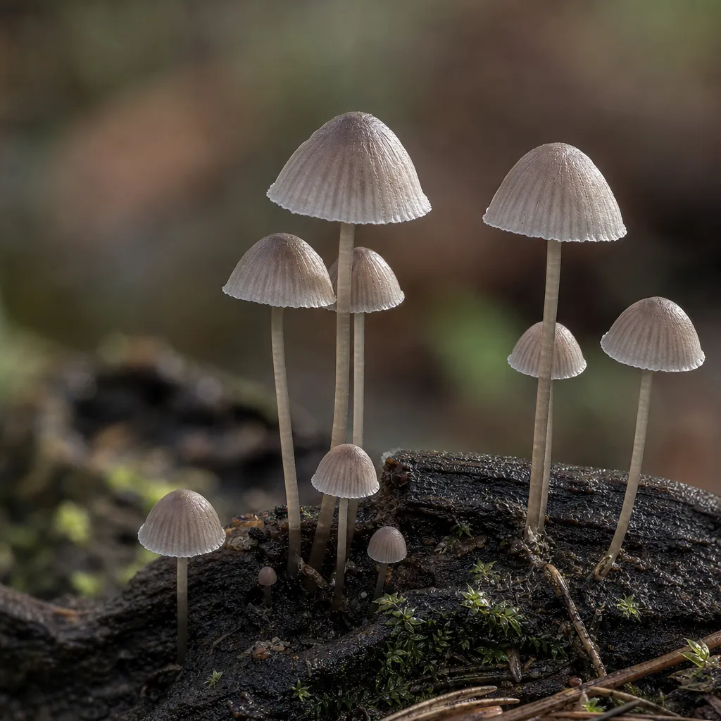 Grzybówka Singera - Mycena singeri