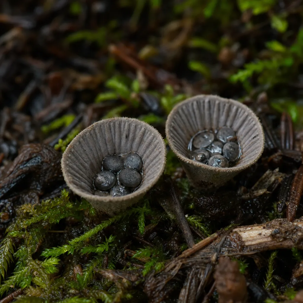 Kubek ołowianoszary - Cyathus olla