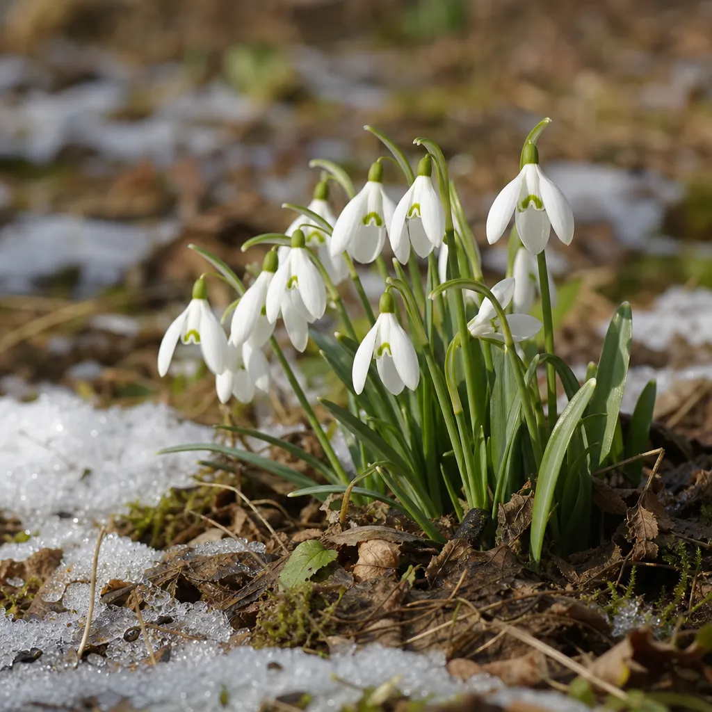 Śnieżyczka przebiśnieg - Galanthus nivalis