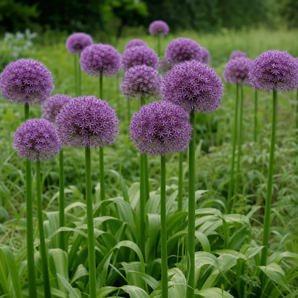 Czosnek olbrzymi - Allium giganteum
