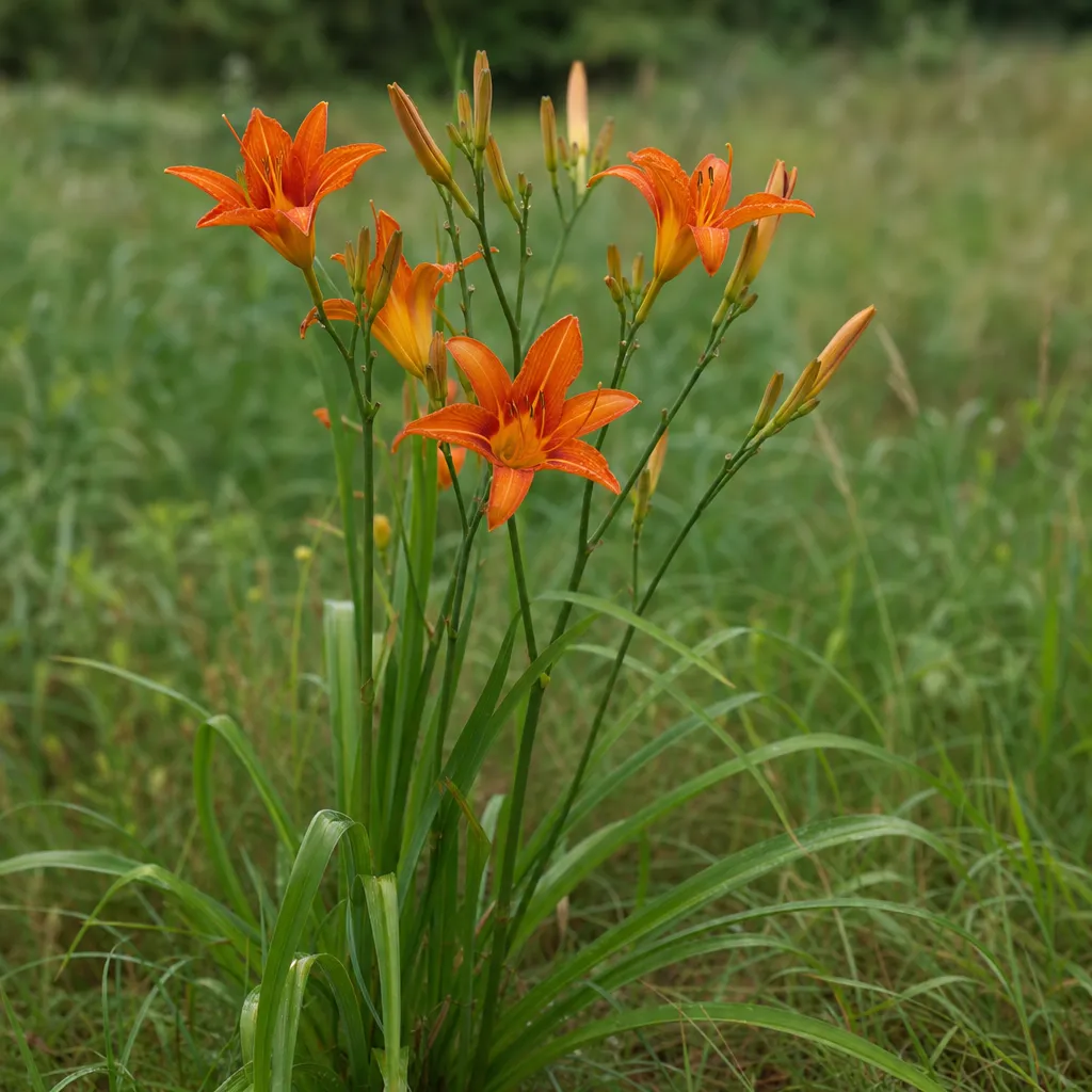 Liliowiec rdzawy - Hemerocallis fulva