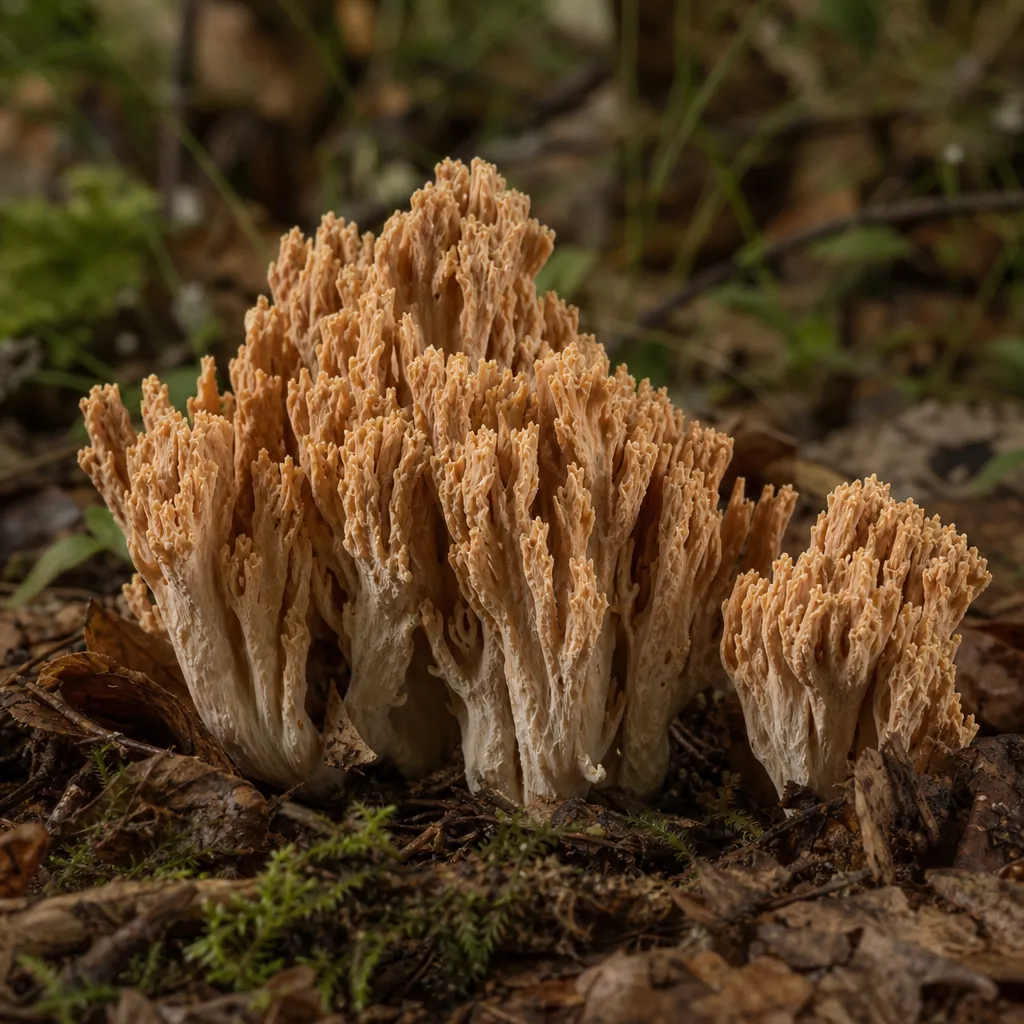 Goździeńczyk pomarszczony – Clavulina rugosa