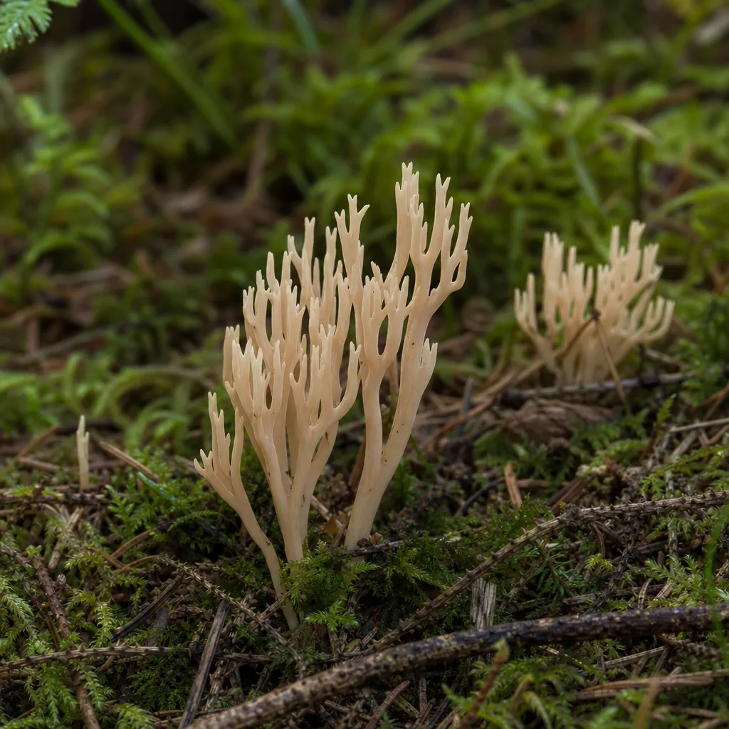 Goździeniec robakowaty – Clavaria fragilis