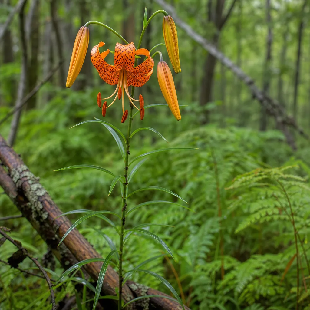 Lilia tygrysia – Lilium lancifolium