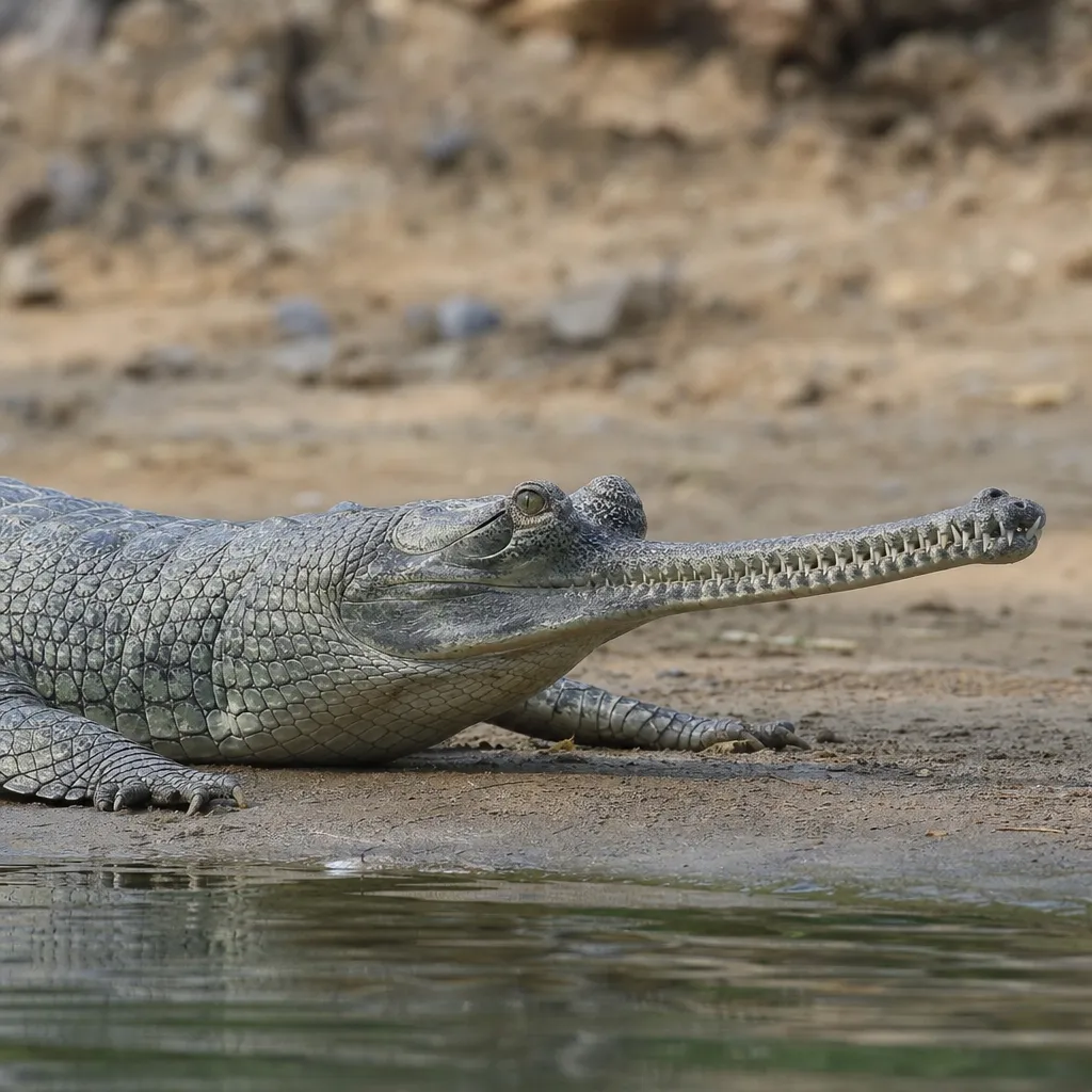 Gawial gangesowy – Gavialis gangeticus