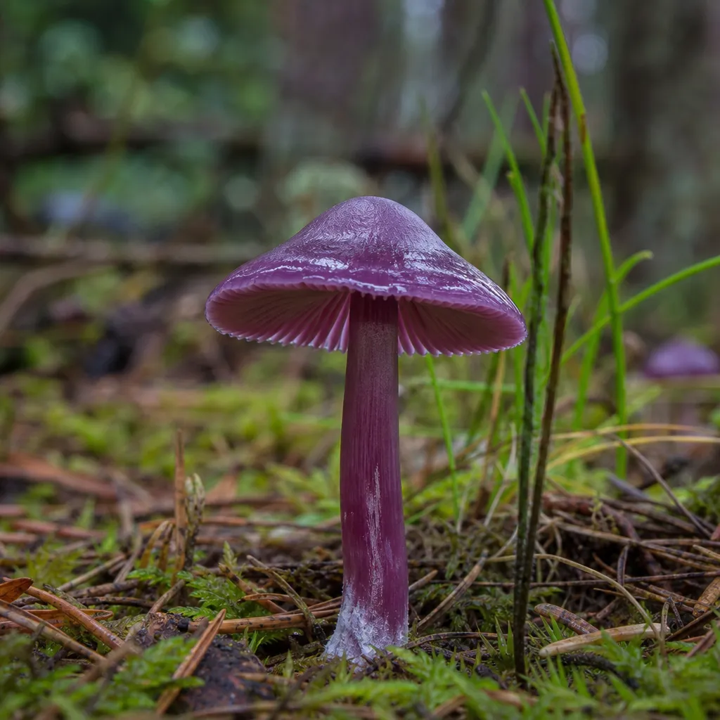 Wilgotnica purpurowa – Hygrocybe splendidissima