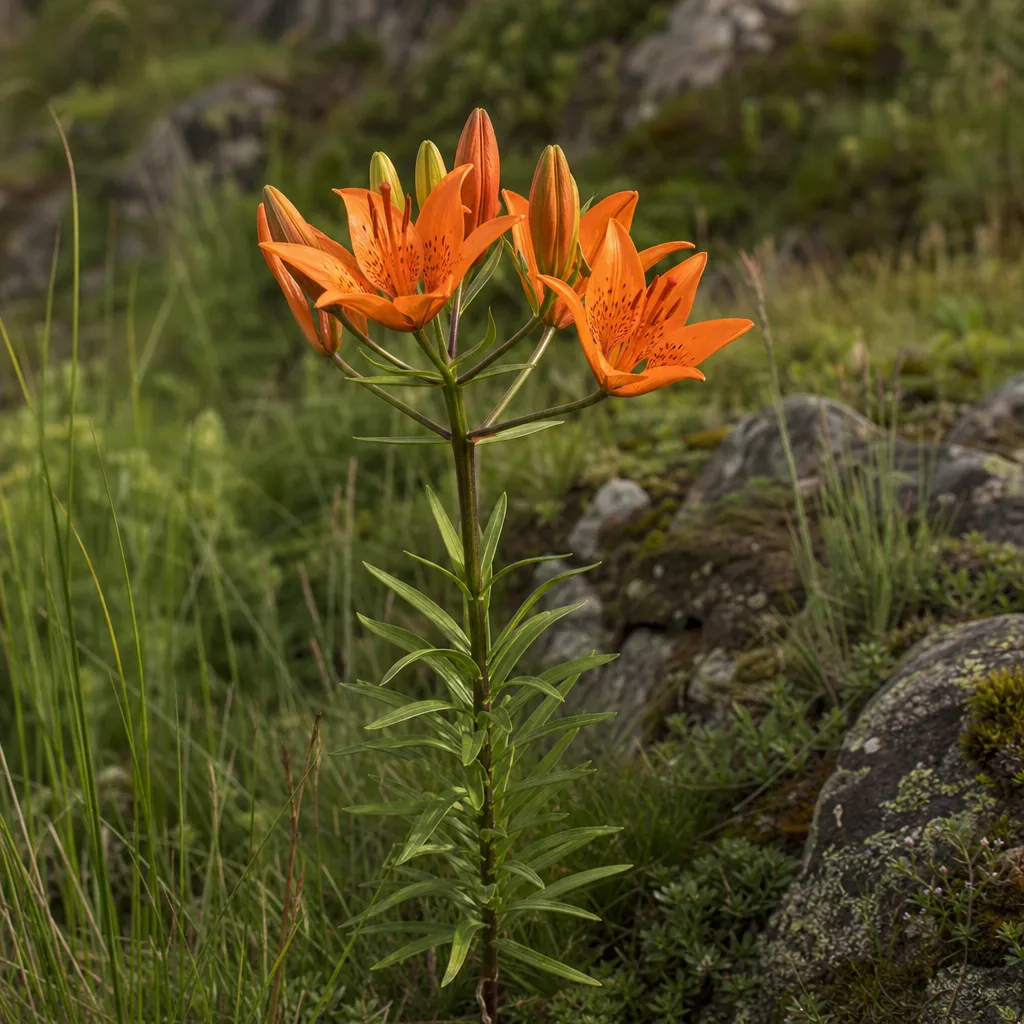 Lilia bulwkowata – Lilium bulbiferum