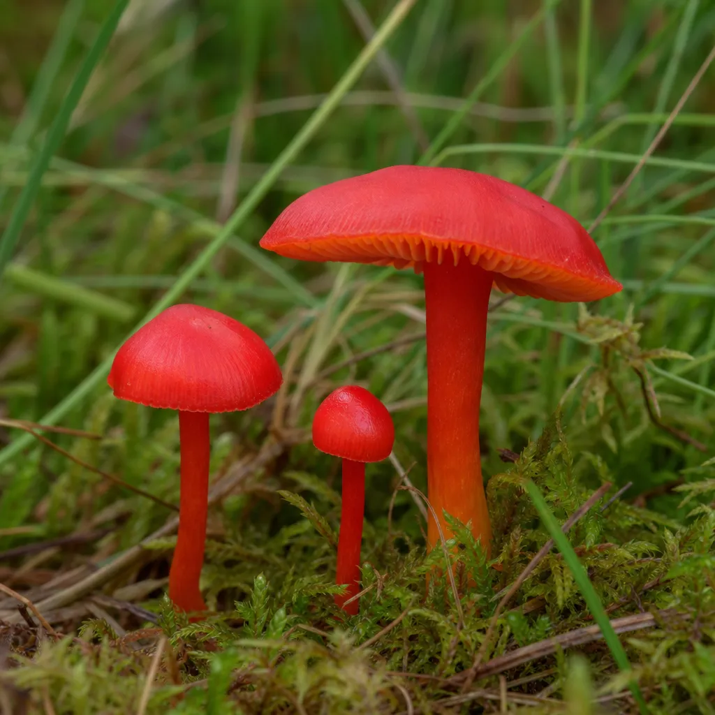 Wilgotnica szkarłatna – Hygrocybe coccinea